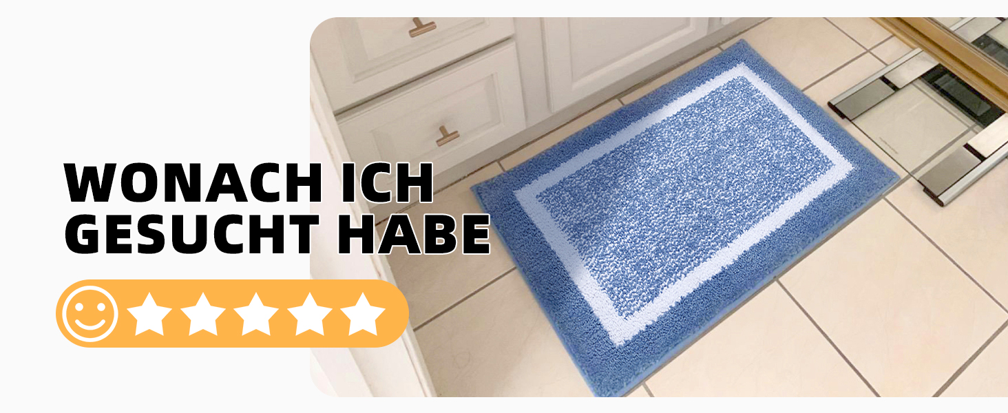 Килимок для ванної кімнати COLOR&GEOMETRY 60 x 110 см, сірий, нековзний, швидковисихаючий