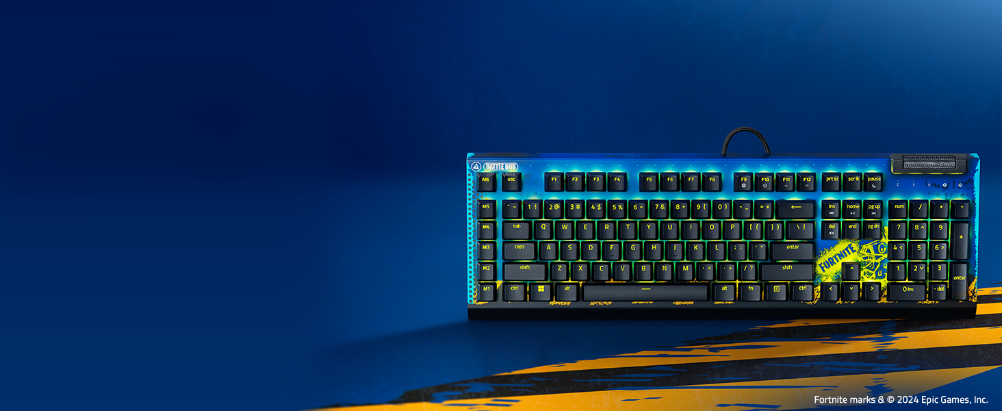 Бездротова ігрова миша Razer DeathAdder V3 Pro Fortnite: ергономічна, ультралегка (55г), 26K DPI, HyperSpeed, до 100 годин роботи