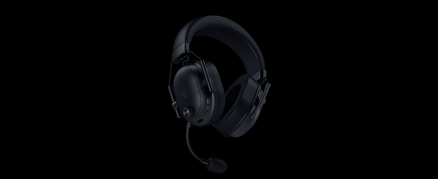 Razer BlackShark V2 HyperSpeed: Бездротові ігрові навушники для ПК (280г, мікрофон HyperClear, драйвер TriForce Titanium 50 мм, Bluetooth, чорний)