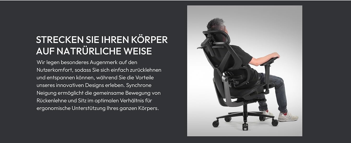 Ігровий крісло ThunderX3 Flex Pro Loft сірого кольору | Ергономічне офісне крісло з тканинною оббивкою, регулювання 19D, 5D підлокітники, механізм SYNC6, дихаюча тканина, для офісу та геймінгу