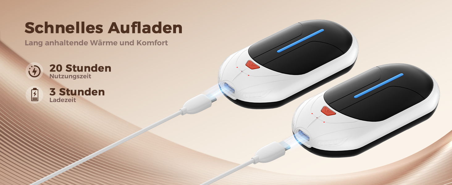 Електричні грілки для рук 2 шт., 6000mAh, ультратонкі, перезаряджувані, портативні, для кемпінгу, спорту, подарунок на Новий рік