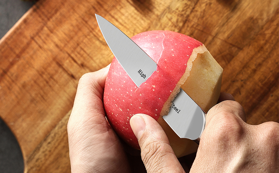 Професійний ніж для кухні Nakiri, 7 дюймів, ніж-сіка, з високоякісної сталі, для кухні та ресторану