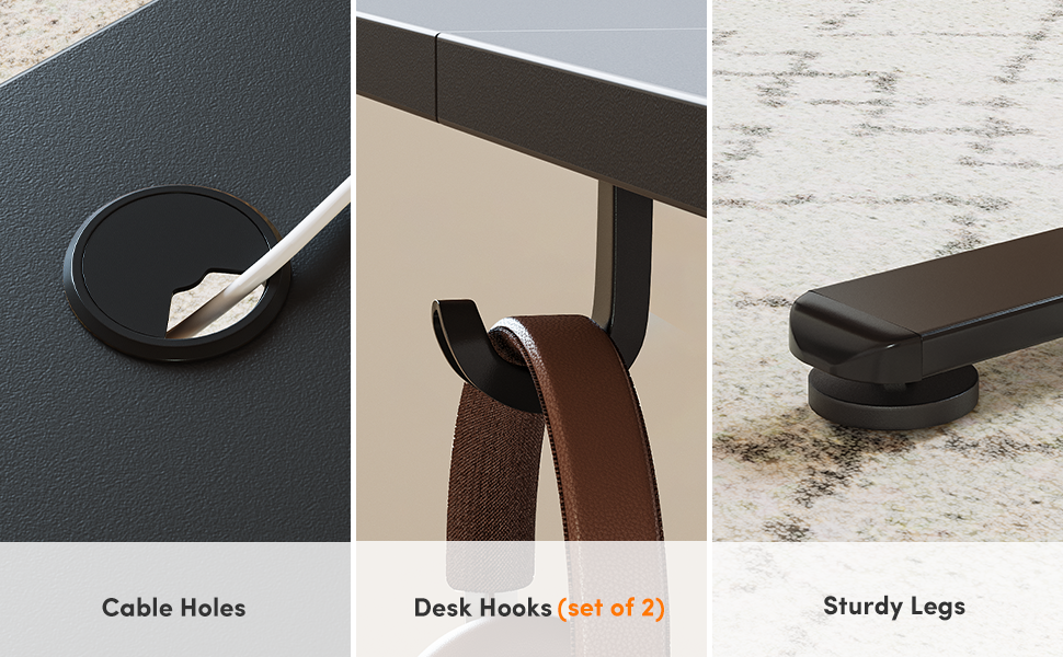 Електричний стіл Cubiker з регулюванням висоти, T-подійна металева ніжка, пам'ять налаштувань, антиколізійна система, біла стільниця