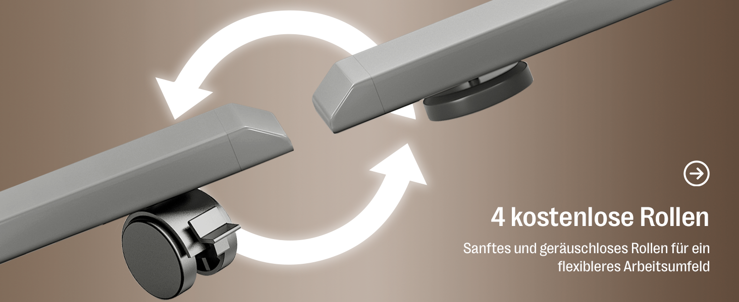 Електричний регульований стіл MAIDeSITe S2 Pro 140x70 см, білий каркас + вінтажний коричневий, вантажопідйомність 160 кг, з захистом від зіткнень