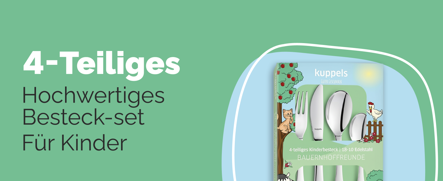 Персоналізований дитячий столовий набір Kinderbesteck з гравіюванням імені – ідеальний подарунок для хлопчика, 3 роки, набір столових приборів з нержавіючої сталі