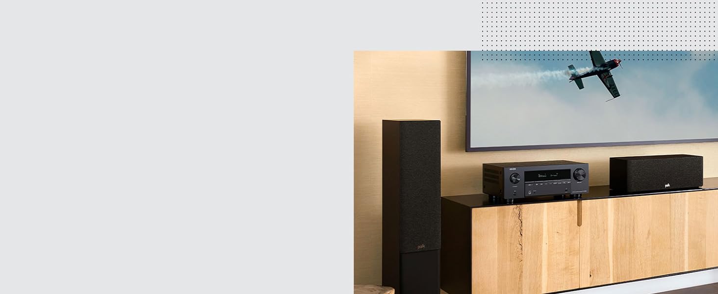 Ресивер Denon AVR-X2800H 7.2, Dolby Atmos, DTSX, 8K HDMI, Bluetooth, WLAN, AirPlay 2, Alexa, чорний