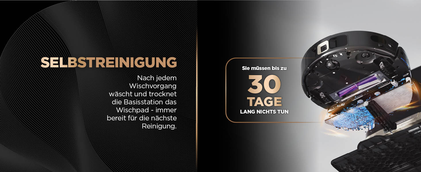 Робот-пилосос та миючий робот Shark PowerDetect RV2800ZEEU: 2-в-1, самостійне очищення, LiDAR-навігація, керування через додаток, чорний