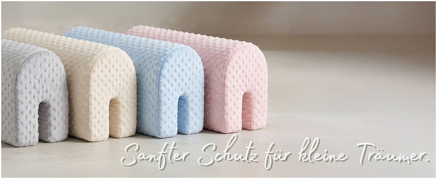 Захист для ліжечка дитячого 90 см з м'яким бортиком Minky, бортик на ліжко, захист від випадання для малюка, блакитний