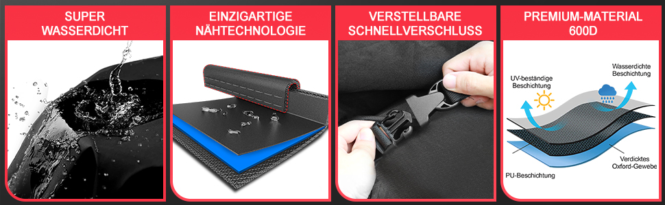 Чохол для парасольки Zettum 3-4 м, водонепроникний, 600D Oxford, захист від УФ, снігу та вітру, 260x42x81/56 см