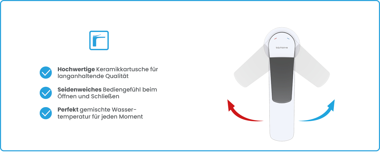 Змішувач для умивальника Bächlein Aldeya, чорний матовий, з монтажним комплектом