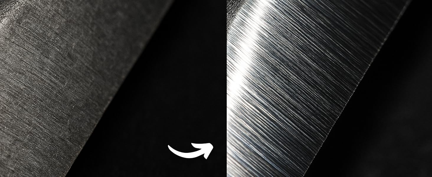CUTMORE® Точилка для ножів Diamant - Оригінальна 5-в-1 для хлібних ножів, ножиць та ножів – Професійний прецизійний кут – Нековзна, проста, ефективна – Відома у спільноті Hobbykoch (ProSharp)