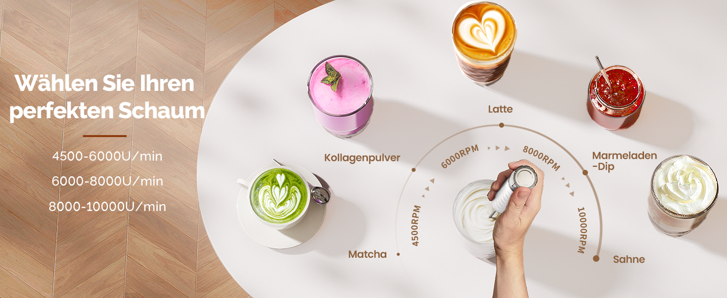 Електричний пінний міксер Maestri House LunaFro 2.0: бездротовий, з регулюванням швидкості та підставкою з нержавіючої сталі