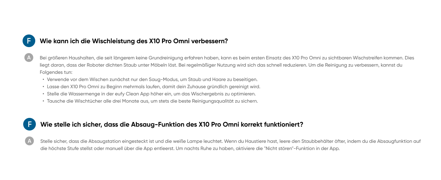 Робот-пилосос Eufy X10 Pro Omni з функцією миття та авто-дозаправкою, 8000Pa, 2 мопи з автомийкою та сушінням (відновлений)