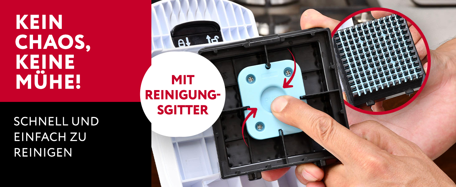 Многофункціональний овочевий слайсер-терка Mandoline 10-в-1 (білий) - для овочів, фруктів, сиру, цибулі, картоплі, огірків, жульєни