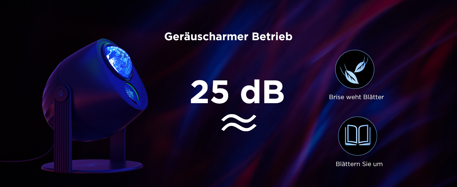 Проєктор зоряного неба Govee RGBW Aurora: Лампа, 52 сцени, таймер, 18 шумів, сумісність з Alexa Matter, для дитячої кімнати та спальні