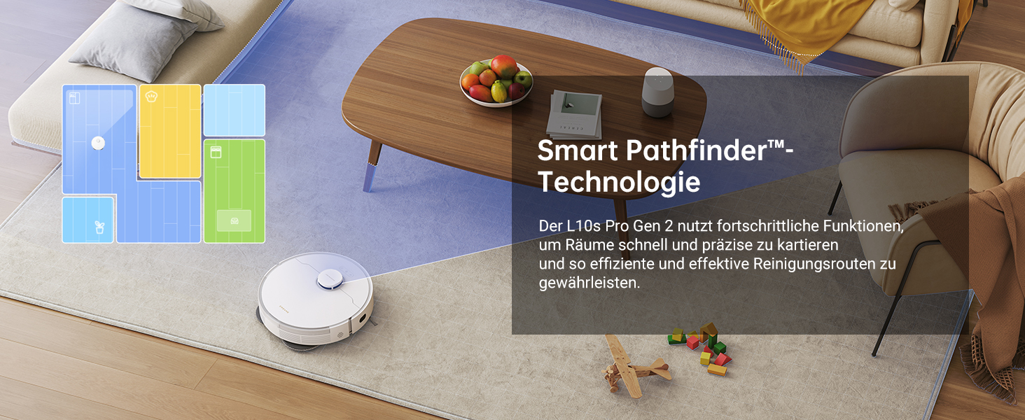 Робот-пилосос Dreame L10s Pro Gen2: потужність 13000 Па, DuoBrush для шерсті тварин, суха та волога прибирання, LDS-навігація, акумулятор 5200 мАг