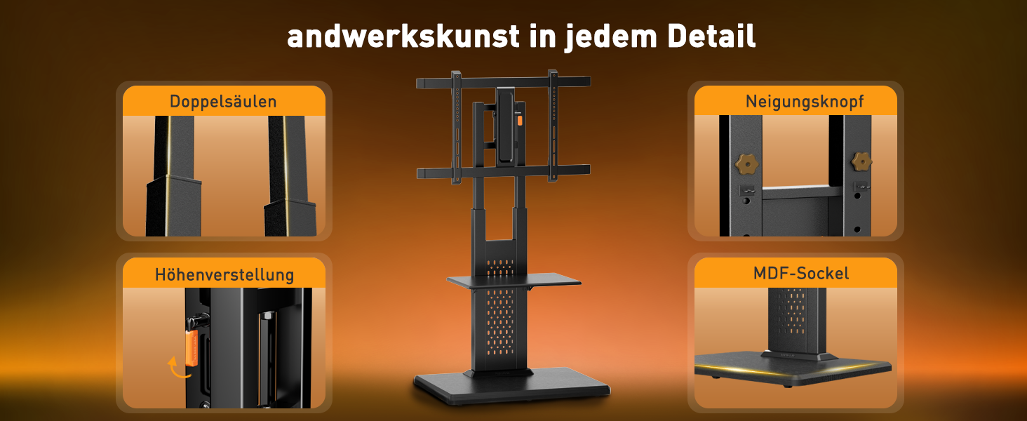 Підставка для телевізора Perlegear з кріпленням для 32-86