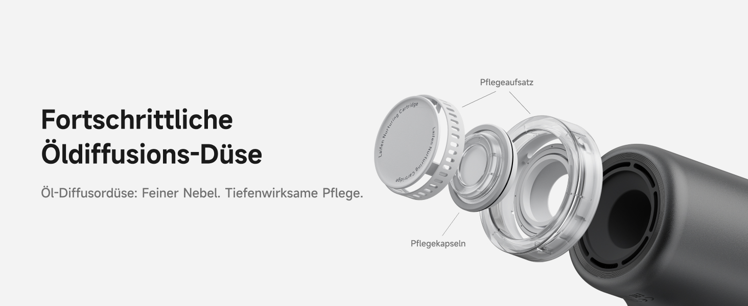 Фен для волосся Laifen Neo Special Starlight: безщітковий мотор 110 000 об/хв, іонізація 200 млн негативних іонів, інтелектуальний контроль температури, 2 магнітні насадки