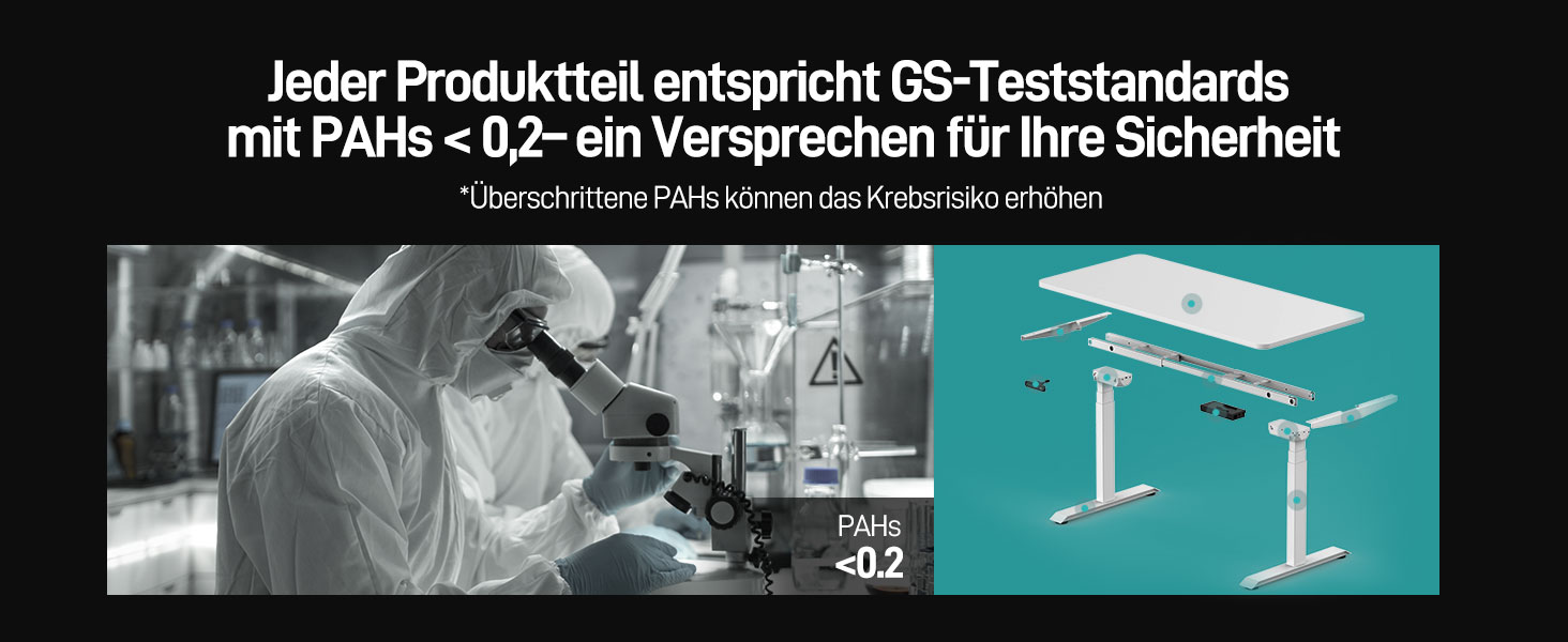 Ергофіно - Регульований стіл з металевим каркасом DT30 PRO (Чорний), 2 мотори, 3-рівневе регулювання, пам'ять, сертифікат GS, висока вантажопідйомність