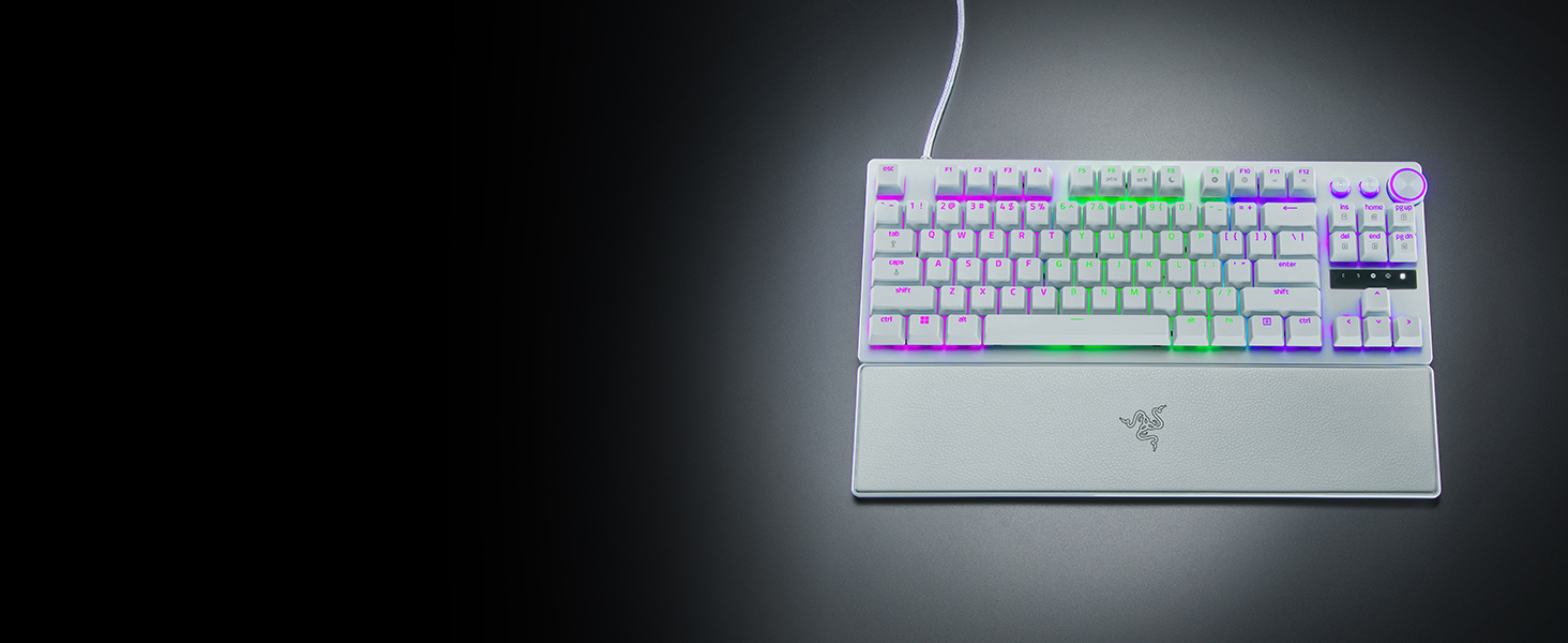 Ігрова бездротова миша Razer DeathAdder V4 Pro White: ергономічна, ультралегка (55г), 26K DPI, HyperSpeed, до 100 годин роботи