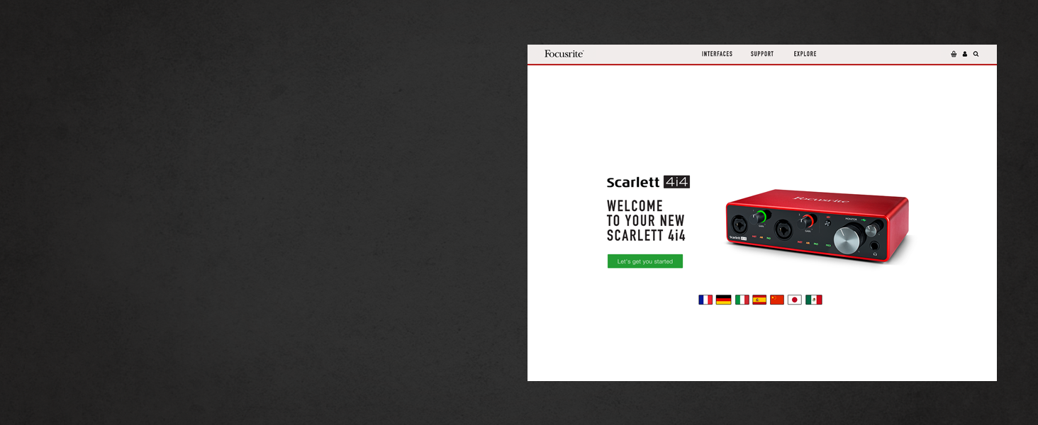 Аудіоінтерфейс Focusrite Scarlett 4i4 3-го покоління з USB для гітаристів, вокалістів та продюсерів. Професійний звук та програмне забезпечення для запису