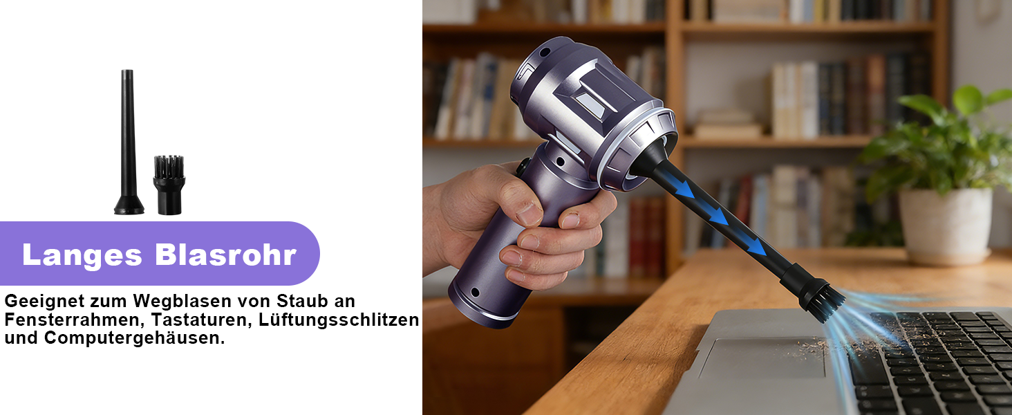 Акумуляторний ручний пилосос Citybee 4 в 1, бездротовий автомобільний та домашній пилосос 25000Па, безщіточний двигун, 3 режими потужності, для шерсті тварин, сірий