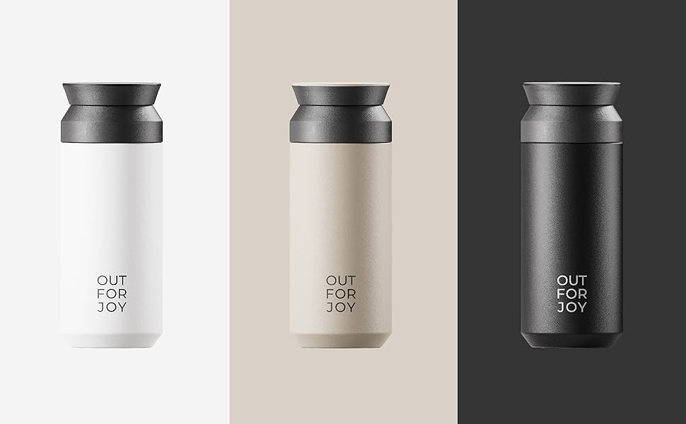 Термокружка з нержавіючої сталі 350 мл | Термокружка для кави/чаю з собою | З подвійними стінками, ізольована, не протікає | Travel Tumbler | Зберігає тепло 4 години / холод 8 годин (Бежевий Ivory)