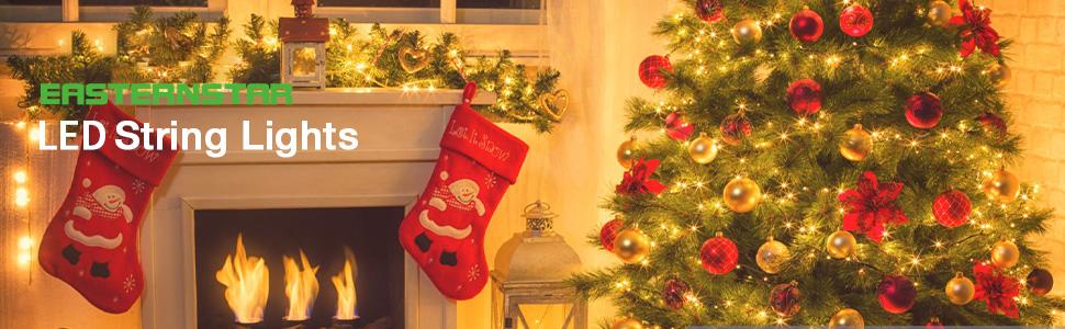 EASTERNSTAR Льодогенератор світлодіодна гірлянда мідний дріт 20м, 200 LED, EU штекер, 8 режимів, водонепроникна, для декору інтер'єру, екстер'єру, саду, вечірки, Різдва, освітлення, тепле біле світло