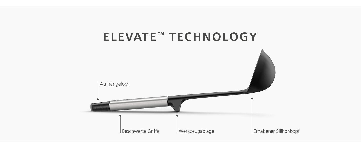 Joseph Joseph Elevate Fusion: Набір кухонних аксесуарів 5 шт. з силікону з компактною підставкою, BPA-free, стійкий до нагрівання, з антипригарним покриттям