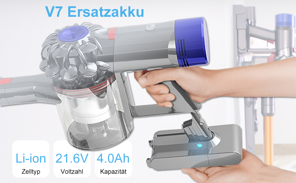 Змінна батарея DTK для Dyson V11 SV15 SV16 SV22, 25,2 В 3800 мАг (не для гвинтового кріплення)