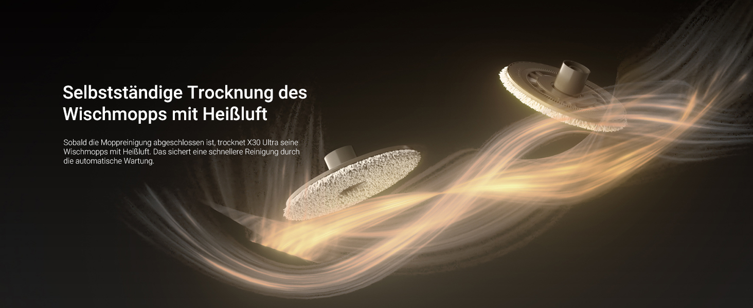 Dreame X30 Ultra: робот-пилосос та миючий робот з автоматичною очисткою, знімний миючий моп, інтелектуальна очистка килимів, потужність всмоктування 8300 Pa, білий