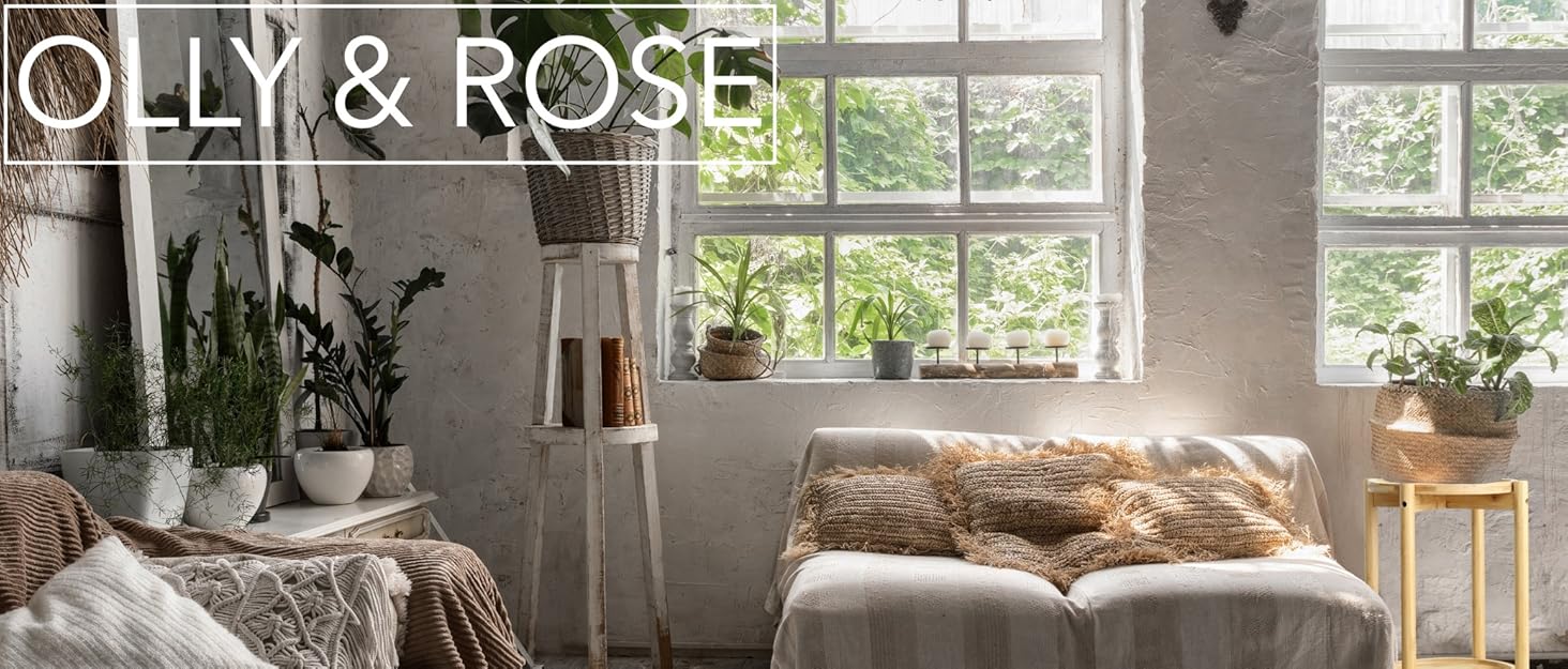 Набір керамічних горщиків Olly & Rose Gold Dip: 17 см + 12 см, для дому та саду, золотий декор