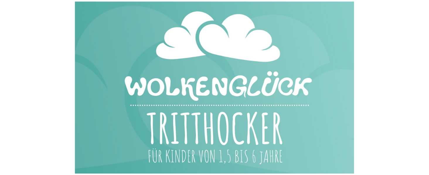 Дитячий підсвічник Wolken Glück® з 3 ступенями - сірий. Безпечний, до 70 кг, для ванної, кухні, туалету.