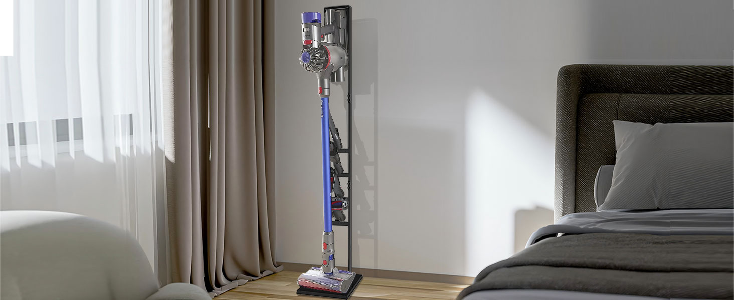 Підставка для пилососа OUTBROS для Dyson V15 V12 V11 V10 V8 V7 V6, тримач аксесуарів (чорний)