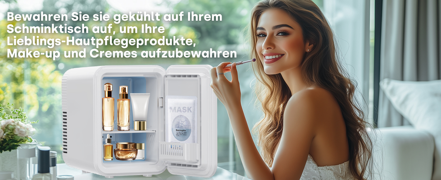 Mini холодильник Enventor 10L: компактний, тихий, з функцією охолодження та підігріву (12V/220V) для авто, спальні, офісу