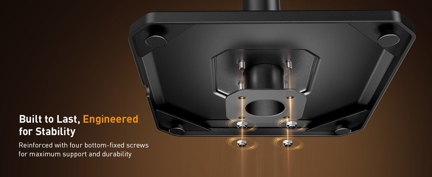 Підставка для колонок Perlegear PGSS12, регульована висота 83-107 см, для сателітної акустики, з кабельною організацією, 6 кг