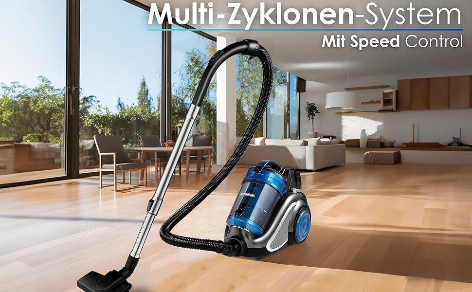 Пилголом Steinborg без мішка HEPA фільтр 2в1: для підлоги, щілини, м'яких меблів, 7м, 7м, 360° гнучкий шланг