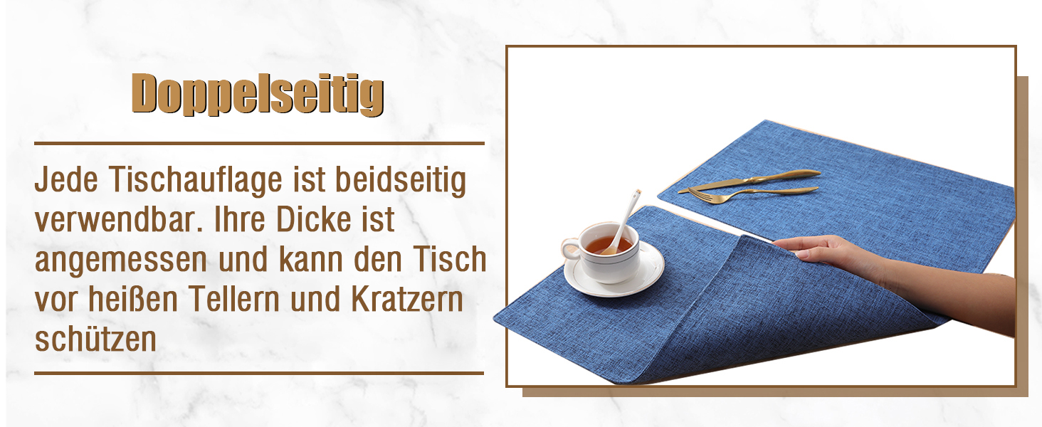Набір тканинних серветок Homaxy 6 шт., бежеві, миючі, стійкі до нагрівання, антиковзаючі, двосторонні