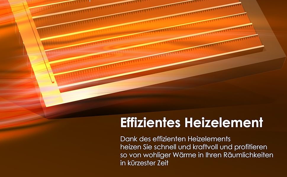 Обігрівач KESSER® 2000W з пультом керування, тихий, енергозберігаючий, керамічний, з осциляцією 80°, таймером 24 год, білий