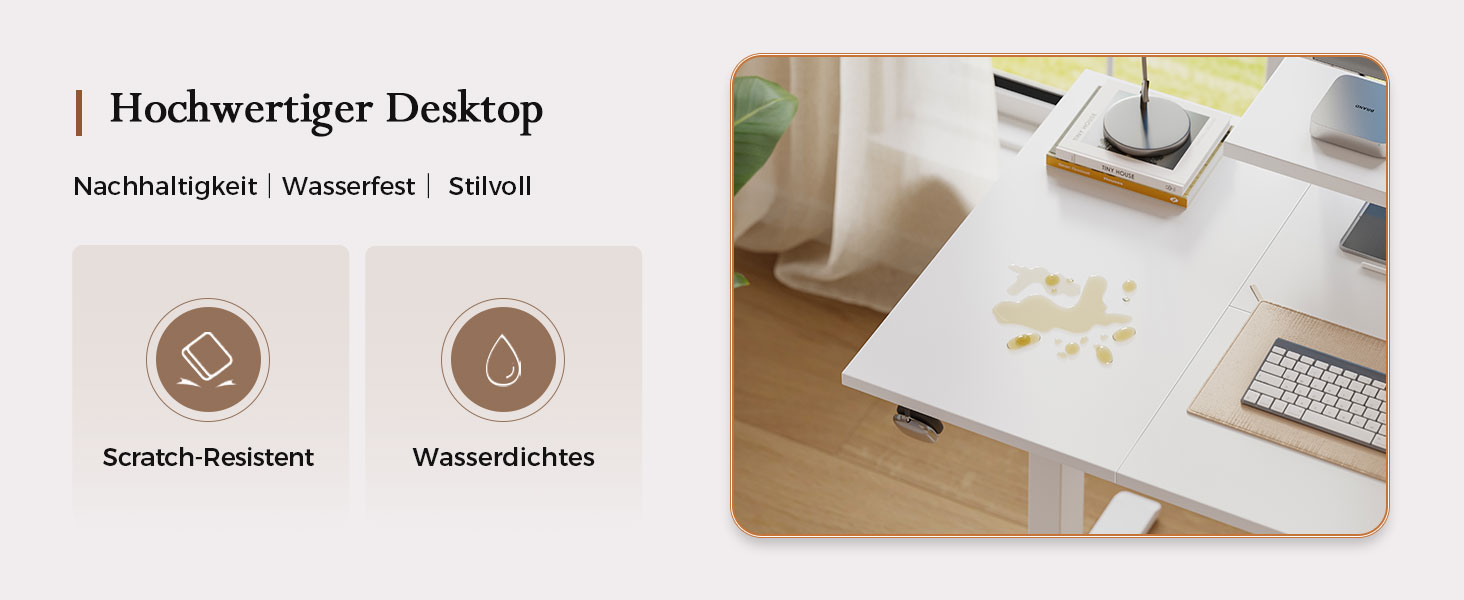 Регульований по висоті письмовий стіл Klicelor з LED-підсвіткою та розетками, 160x80 см, ігровий стіл для офісу з моніторною підставкою, чорний