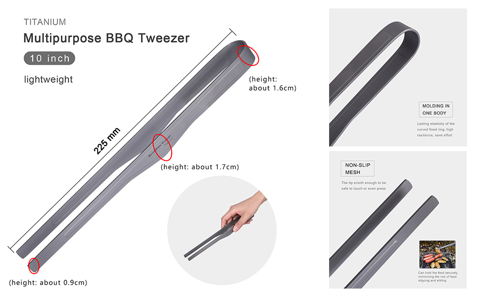 Щипці для барбекю iBasingo для кухні, титановий Затискач для чайної чашки, Затискач для гриля, щипці для смаження без ошпарювання, щипці з легким захопленням, багатоцільові щипці для миття посуду