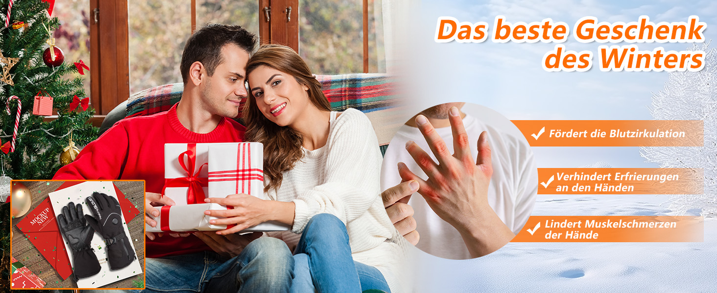 Грілки для рук Mincoo з акумулятором 5V 6000mAh, водонепроникні, 3 режими нагріву, Type-C зарядка (для жінок та чоловіків)