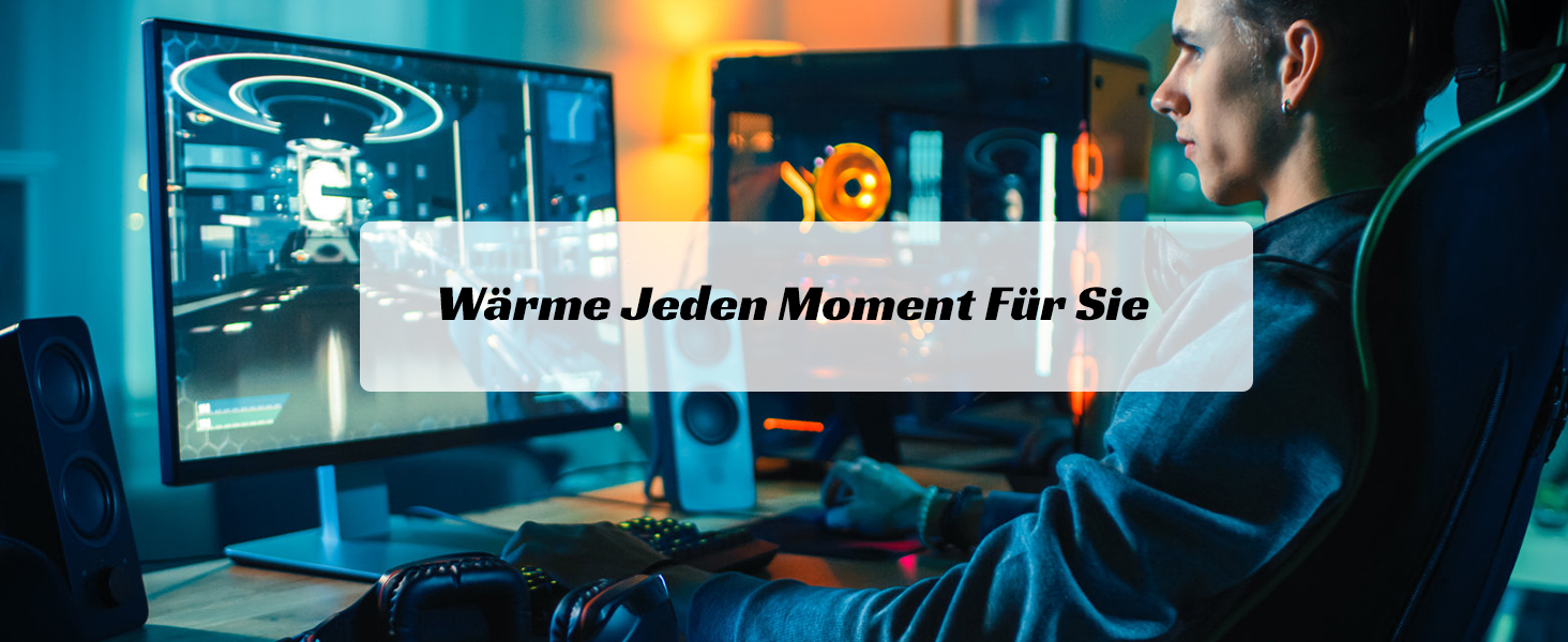 Електричний грілка для рук FANDLISS 6000 mAh, 2 шт. - багаторазовий, з USB зарядкою, для кемпінгу, на відкритий простір, на подарунок, чорний