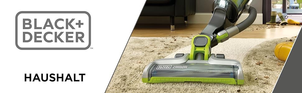 Акумуляторний ручний пилосос BlackDecker (літієвий 3,6 В, ручний пилосос без мішка бездротовий, широкий всмоктувальний отвір, знімний пилозбірник, включаючи зарядний кабель) NVC115JL, 325 мл, (баклажан)