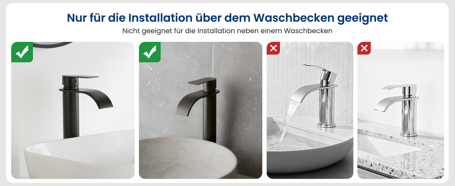 Змішувач для ванної CECIPA Gebürstet, нержавіюча сталь, чорний мат, висота виливу 245 мм | Змішувач для умивальника, для ванної кімнати