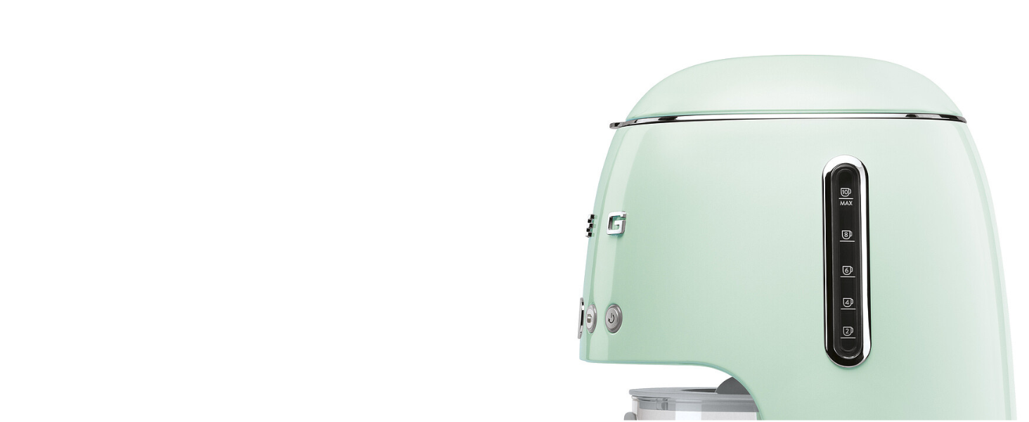 Кавоварка крапельна Smeg DCF02NBEU Navy Blue 12 чашок з автостартом та регулюванням міцності