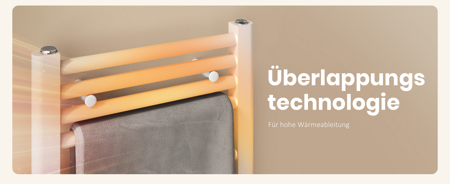 Рушникосушарка EMKE Badheizkörper 1000x400 мм, біла, 356W