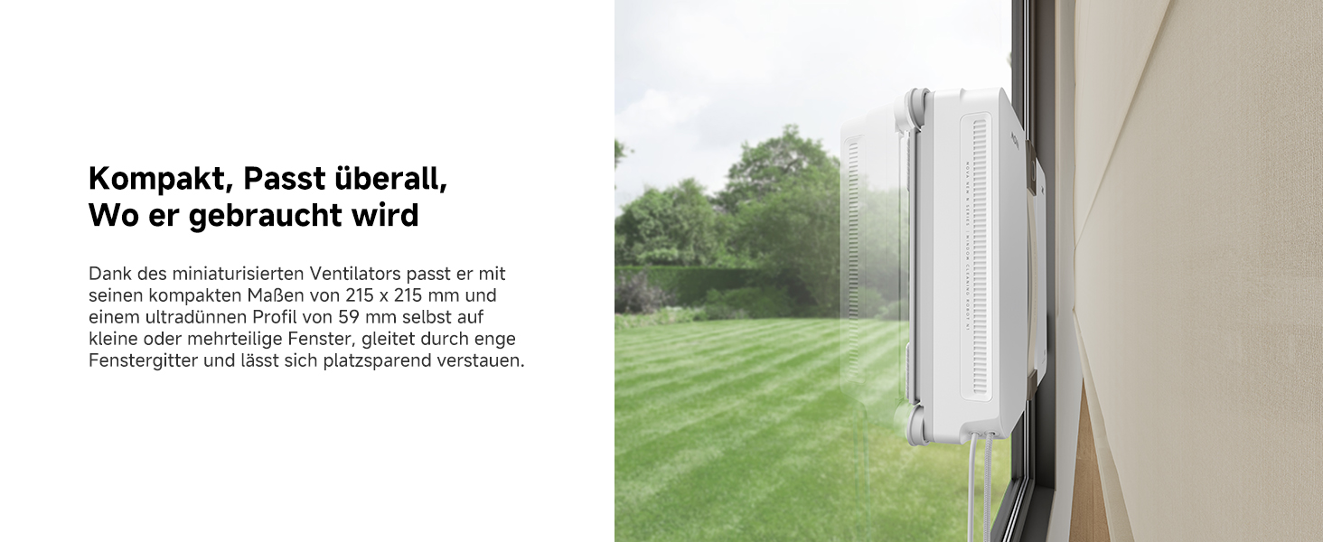 Робот для миття вікон MOVA N1, компактний, система подвійного розпилення, 8000 Па, безпечний, інтелектуальна навігація, повне покриття, все в одному