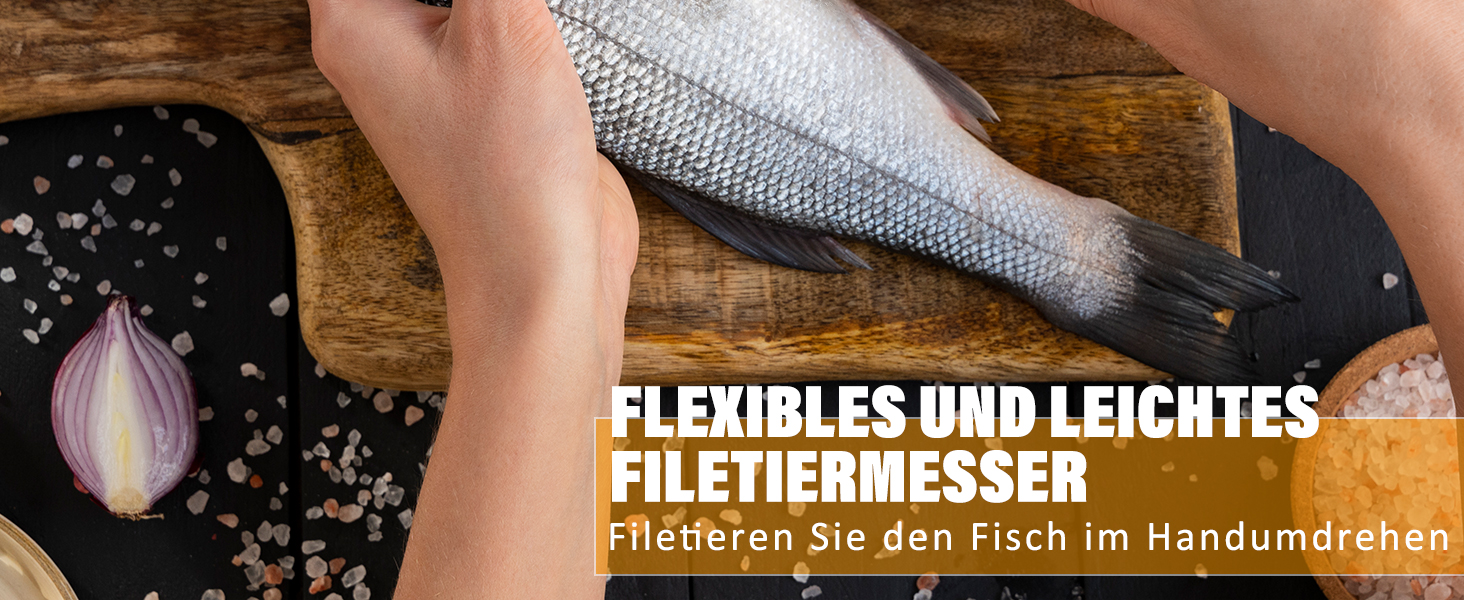 Набір кухонних ножів SHAN ZU з бруском, 14 предметів. Професійний німецький набір кухонних ножів з точильним бруском, набір ножів для кухні (ніж для філе)