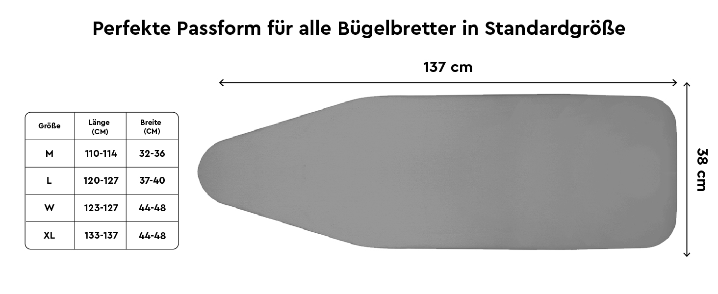 Чохол для гладильної дошки Encasa XO з фетровою підкладкою 3 мм, посиленням шнуром (підходить для стандартних міні-гладильних дошок 72x30 см), з терморефлексним покриттям, з принтом - Велике листя зелене, для міні-гладильних дошок